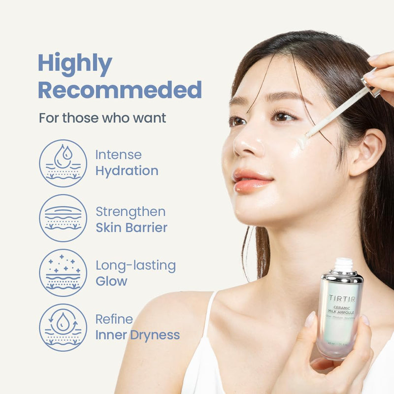 AsiaBeautyMall TirTir Ceramic Milk Ampoule Serum Seashell