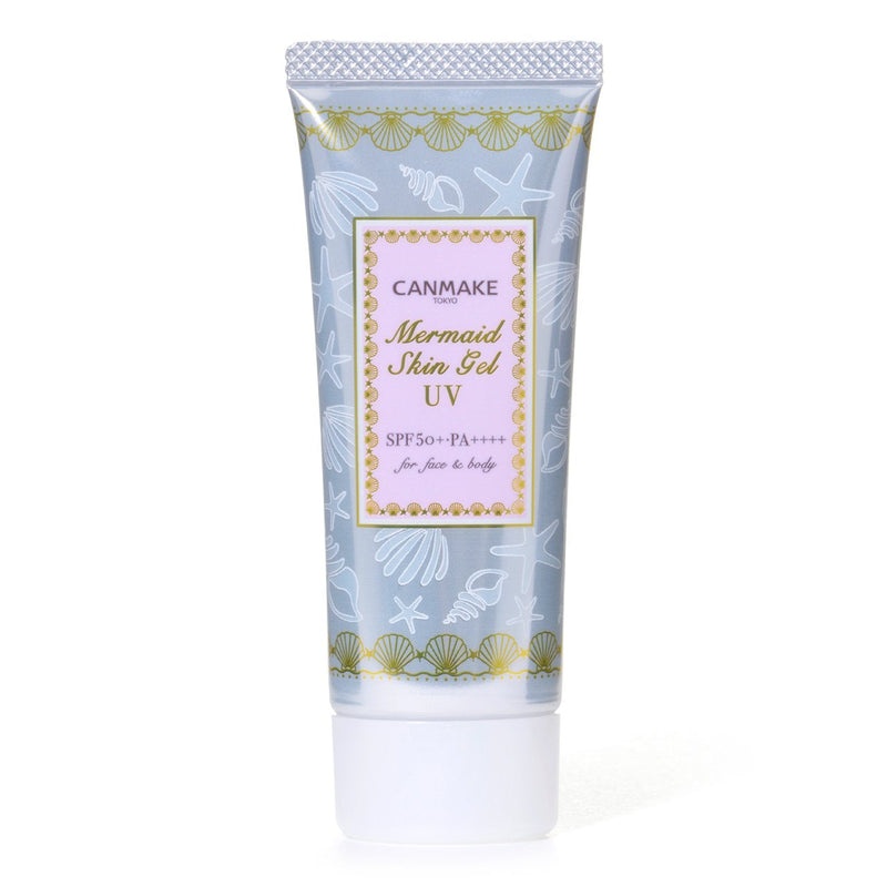 AsiaBeautyMall Canmake Mermaid Skin Gel UV Clear 01 SPF 50+ PA++++ Sunscreen White Smoke