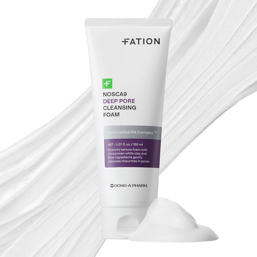 AsiaBeautyMall Fation NOSCA9 Deep Pore Cleansing Foam Face Cleanser Lavender