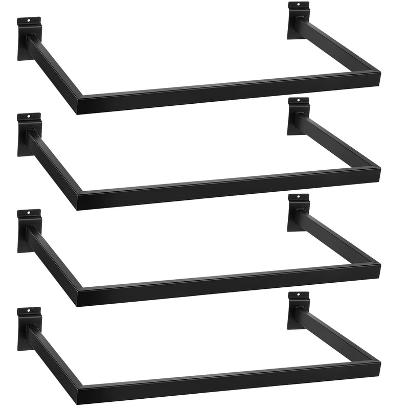 Medline 24-Inch Stainless Steel Hang Rail (4-Pack) Business & Industrial White Smoke