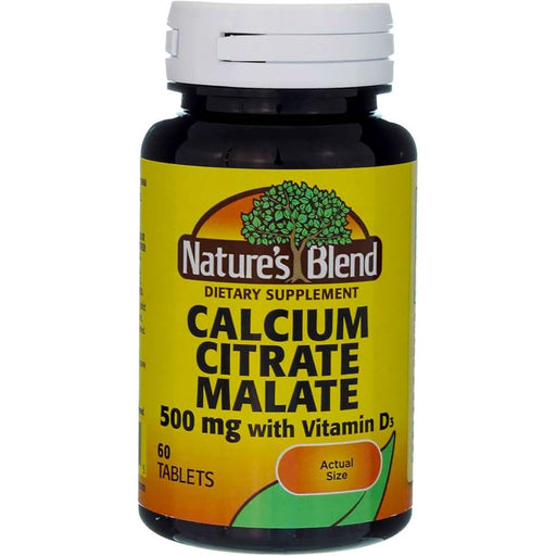 Nature's Blend Natures calcium citrate tb 60cplt Vitamins & Supplements White Smoke
