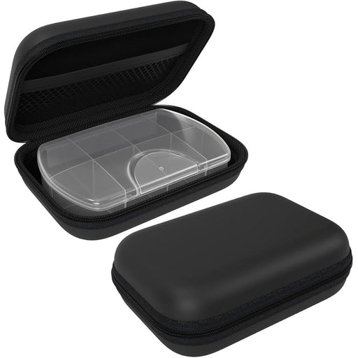 Ezy Dose Ezy Dose Hard Shell Travel Pill Organizer Case Health Care White Smoke