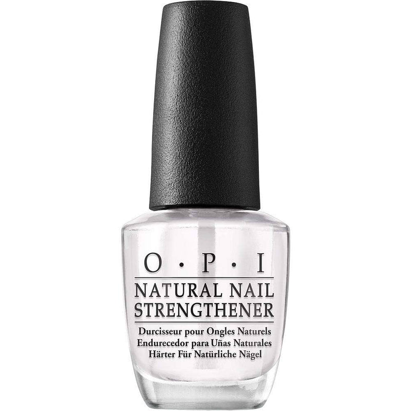 OPI OPI Natural Nail Strengthener, Vegan Formula, Infused with Vitamin A & E, Helps Prevent Discoloration, Strengthens Nails, Clear, 0.5 fl oz Nail Care White Smoke