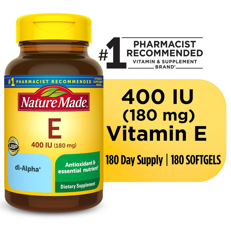 Nature Made Nature Made Vitamin E, 180 Mg, Softgels Vitamins & Supplements White Smoke