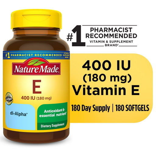 Nature Made Nature Made Vitamin E, 180 Mg, Softgels Vitamins & Supplements White Smoke