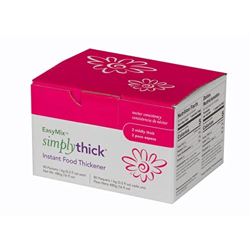 SimplyThick® Easy Mix SimplyThick® Easy Mix Nectar Consistency Food And Beverage Thickener 6-gram Packet Flour White Smoke
