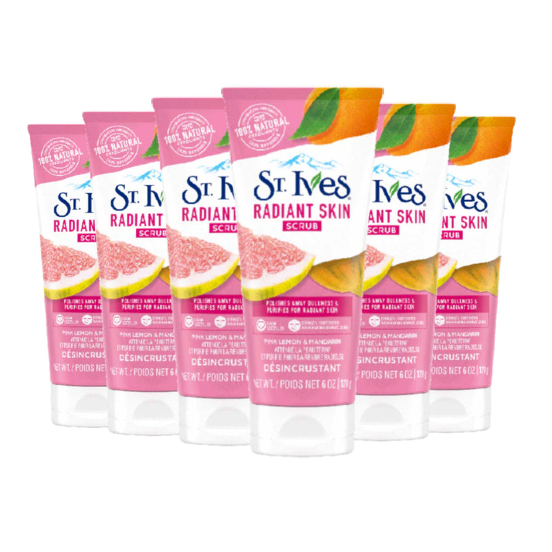 St. Ives St. Ives Radiant Skin Pink Lemon And Mandarin Orange Face Scrub Scrubs White Smoke