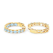 Bids.com 3.80 Carat Genuine Blue Topaz .925 Sterling Silver Earrings Earrings White Smoke
