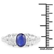 Bids.com 1.40 Carat Genuine Kyanite .925 Sterling Silver Ring Rings White Smoke size 5.00,size 7.00,size 9.00,size 10.00,size 6.00,size 8.00