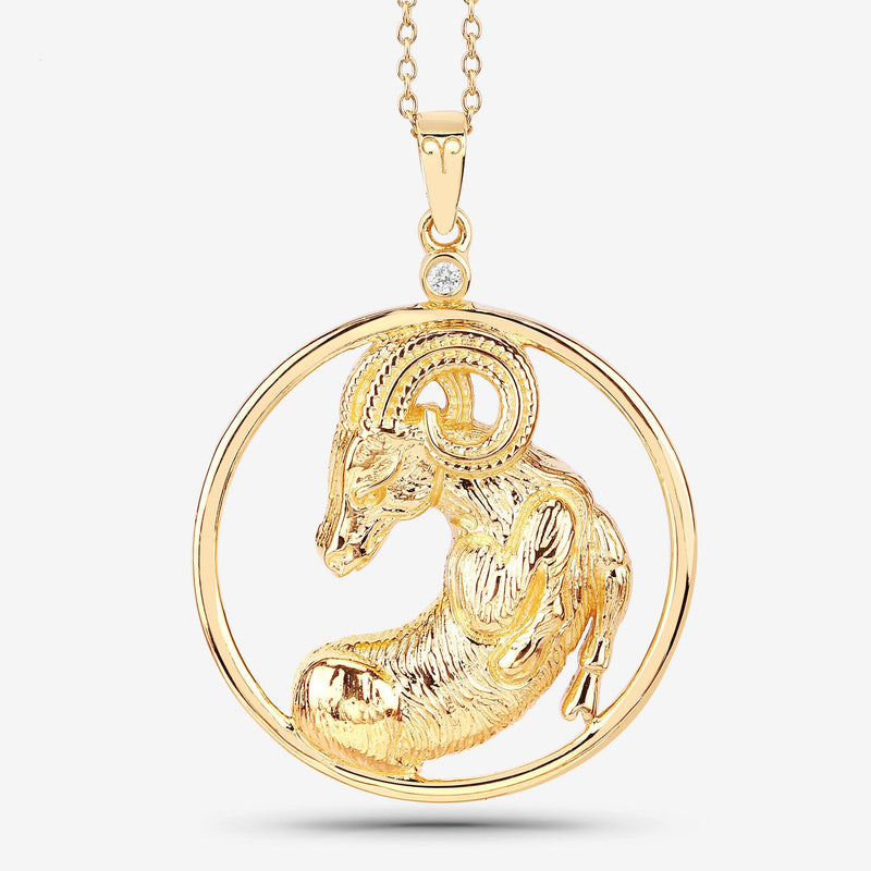 Bids.com 0.03 Carat Genuine White Diamond .925 Sterling Silver Pendant Pendants White Smoke