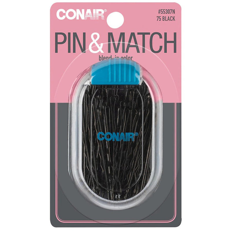 Conair Conair Bobby Pins Color Match Black Hair Care Tan