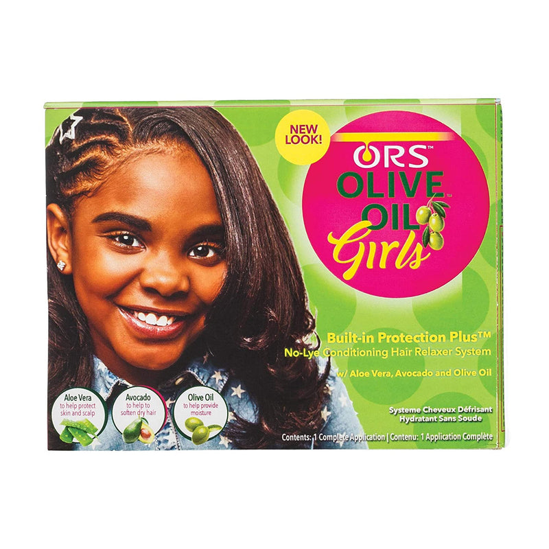 ORS ORS Olive Oil Girls No-Lye Conditioning Hair Relaxer System Kit Hair Care Dark Slate Gray