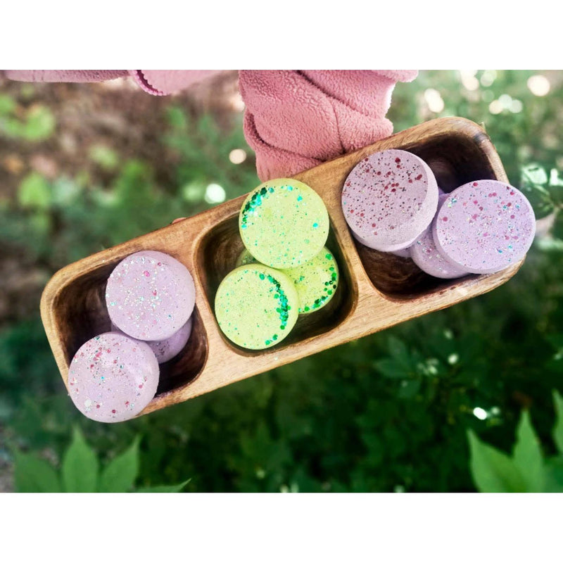 Sparkling Wildflower LLC. Shower Steamers Bath Black Just Breathe,Headache Away Peppermint infused with Magnesium,Headache Away Lavender infused with Magnesium,Peppermint,Sick Detox,Sweet Dreams