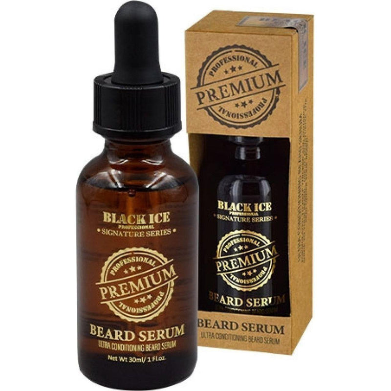 BlackIce BlackIce Ultra Conditioning Beard Serum 1 Fl Oz Beard Serum Black