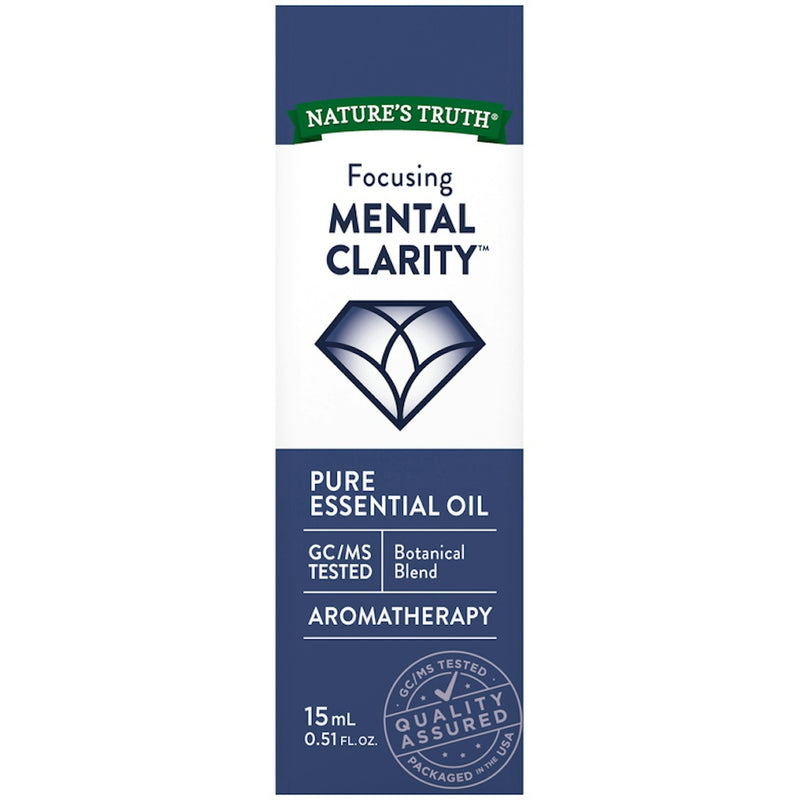 Nature's Truth Nature's Truth® Focusing Mental Clarity – Pure Essential Oil - 15 ml Personal Care White Smoke
