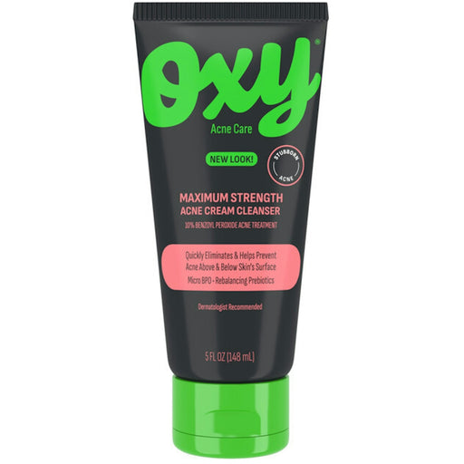 Oxy Oxy Maximum Strength  Acne Cream Cleanser 5 Fl Oz Health & Beauty White Smoke