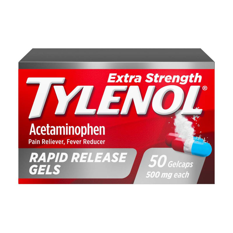 Tylenol Tylenol For Adults Extra Strength 500 Mg Acetaminophen Gelcaps Health & Beauty Dim Gray