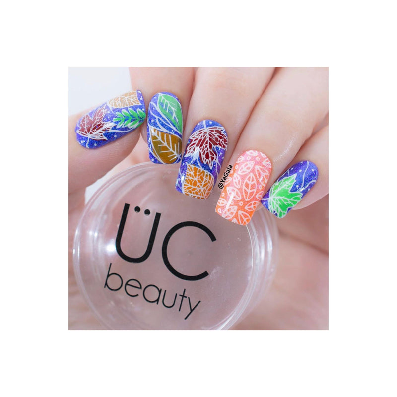 UberChic Beauty Lovely Leaves-04 Stamping Plate Rosy Brown