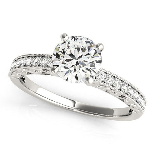 Bids.com 14k White Gold Antique Style Diamond Engagement Ring (1 1/8 cttw) Rings White Smoke 3 / White Gold,3.5 / White Gold,4 / White Gold,4.5 / White Gold,5 / White Gold,5.5 / White Gold,6 / White Gold,6.5 / White Gold,7 / White Gold,7.5 / White Gold,8 / White Gold,8.5 / White Gold,9 / White Gold