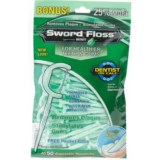 Sword Sword Floss Disposable Floss/Picks Mint Oral Care White Smoke