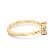 Bids.com 14K Yellow Gold Plated Sterling Silver 1/5 Cttw Baguette Diamond Open Band Ring Rings White Smoke 7 / YellowWhite.Sterling Silver,5 / YellowWhite.Sterling Silver,6 / YellowWhite.Sterling Silver,8 / YellowWhite.Sterling Silver,9 / YellowWhite.Sterling Silver