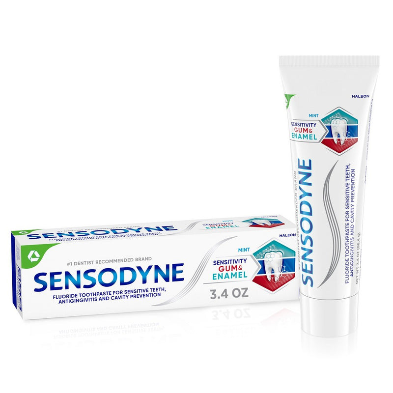 Sensodyne Sensodyne Sensitivity Gum & Enamel Mint Toothpaste 3.4 Oz Toothpaste White Smoke