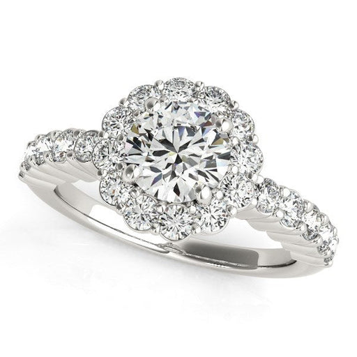 Bids.com 14k White Gold Round Floral Motif Diamond Engagement Ring (1 5/8 cttw) Rings White Smoke 3 / White Gold,3.5 / White Gold,4 / White Gold,4.5 / White Gold,5 / White Gold,5.5 / White Gold,6 / White Gold,6.5 / White Gold,7 / White Gold,7.5 / White Gold,8 / White Gold,8.5 / White Gold,9 / White Gold