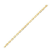 Bids.com 14k Yellow Gold French Cable Link Chain (4.80 mm) Necklaces White Smoke 20 / Yellow Gold,22 / Yellow Gold,24 / Yellow Gold,26 / Yellow Gold
