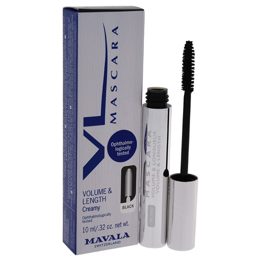 Mavala Mavala Mascara Volume & Length Creamy Black 0.32 Oz Mascaras White Smoke