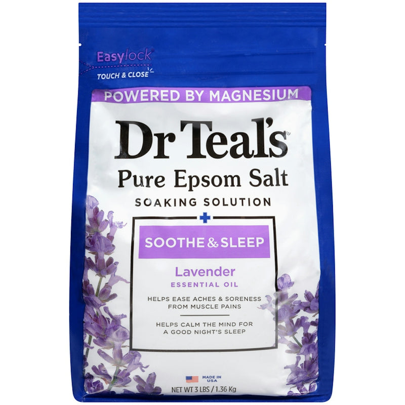 Dr Teal's Dr Teal's Soothe & Sleep Epsom Salt Soak - Lavender - 3 lbs Bath & Body White Smoke