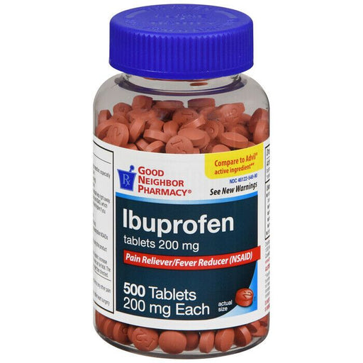 0 Gnp Ibuprofen 200mg Clear Bottle Tab 500ct Clear Kerosene White Smoke