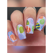 UberChic Beauty Hello Spring Stamping Plate Rosy Brown