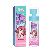 Rude Cosmetics Shine Control Lasting Makeup Mist Setting Spray & Powder White Smoke Shine Control Lasting Makeup Mist