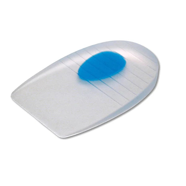 PediFix Visco-Gel Medium-Recovery Heel Pad Uncovered Silicone Cushions Small (Pair) Insoles & Inserts White Smoke