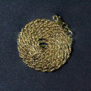 Bids.com 2.0mm 14k Yellow Gold Light Rope Chain Necklaces Dark Slate Gray 16 / Yellow Gold,18 / Yellow Gold,20 / Yellow Gold