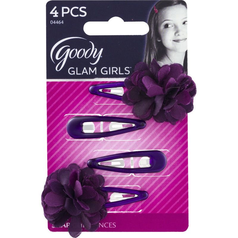 Goody Goody Glam Girls Snap Clips Hair Curler Clips & Pins White Smoke