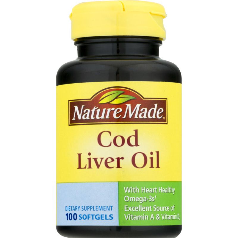 Nature Made Nature Made Cod Liver Oil, Softgels Vitamins & Supplements White Smoke
