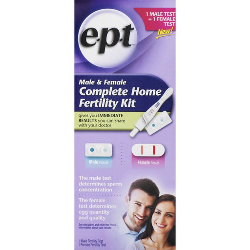 E.p.t E.p.t Male & Female Complete Home Fertility Kit Allergy Test Kits Light Steel Blue