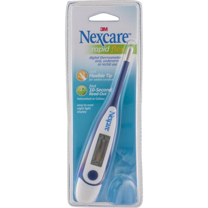 Nexcare Nexcare Rapid Flex Digital Thermometer First Aid Gray
