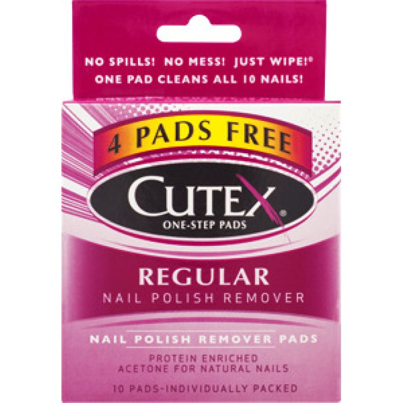 Cutex Cutex Regular Nail Polish Remover Pads Nail Polish Removers Brown