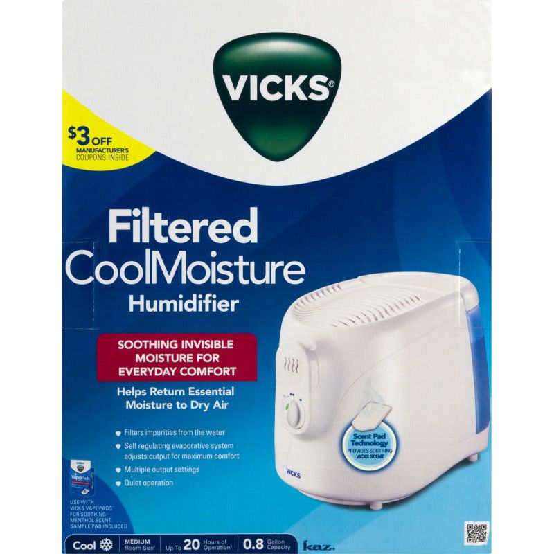 Vicks Vicks Humidifier Filtered CoolMoisture Humidifiers Lavender