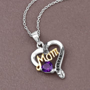 Bids.com 0.48 Carat Genuine Amethyst and Black Spinel .925 Sterling Silver Pendant Pendants Slate Gray size 18.00