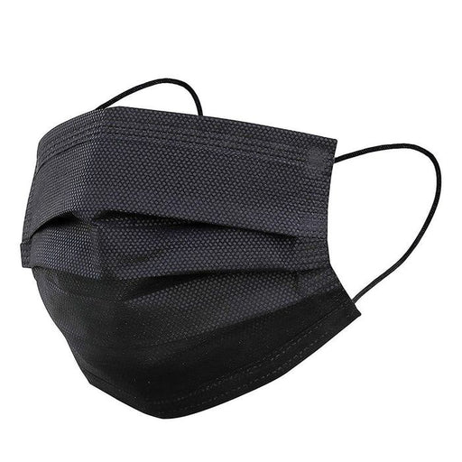 Gouyan Gouyan 3-Ply Disposable Face Mask, Black Masks White Smoke