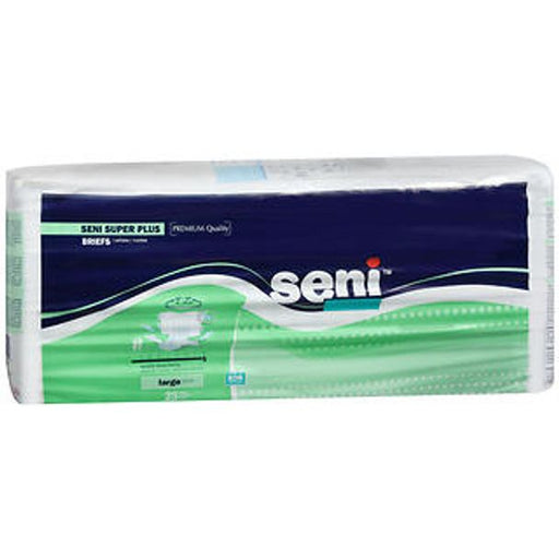 Seni Seni Super Plus Briefs Large Severe Absorbency - 3 Pks Of 25 Bicycle Shorts & Briefs Midnight Blue
