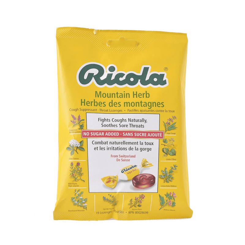 Ricola Ricola Cough Suppressant Throat Drops, Original Swiss Herb, Sugar Free Health & Beauty Goldenrod