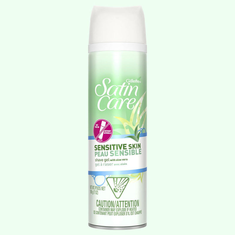 Gillette Gillette Venus Satin Care Sensitive Skin Shave Gel, Shaving Cream For Women, 7 Oz Shaving Cream White Smoke
