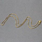 Bids.com 14k Yellow Gold Classic Box Chain 1.0mm Necklaces Light Slate Gray 16 / Yellow Gold,18 / Yellow Gold,20 / Yellow Gold,22 / Yellow Gold,24 / Yellow Gold,30 / Yellow Gold
