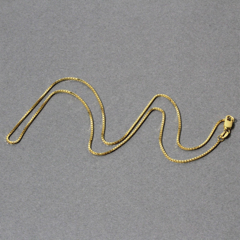 Bids.com 14k Yellow Gold Classic Box Chain 1.0mm Necklaces Light Slate Gray 16 / Yellow Gold,18 / Yellow Gold,20 / Yellow Gold,22 / Yellow Gold,24 / Yellow Gold,30 / Yellow Gold