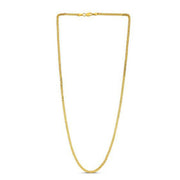 Bids.com 14k Yellow Gold Bismark Chain (2.50 mm) Necklaces White Smoke 16 / Yellow Gold,18 / Yellow Gold,20 / Yellow Gold