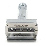 Parker Parker 66r Chrome Heavy Weight Double Edge Safety Razor Safety Razor Gray